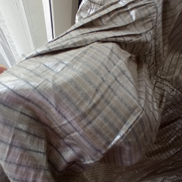 H&M Striped Silver Skirt - Picture 11 of 16